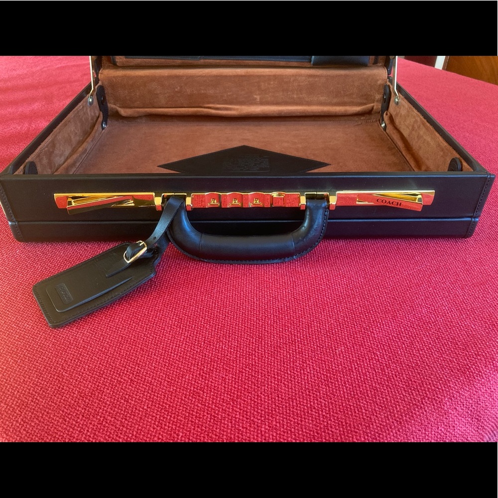 Coach rigid briefcase—mint condition! - Picture 6 of 7